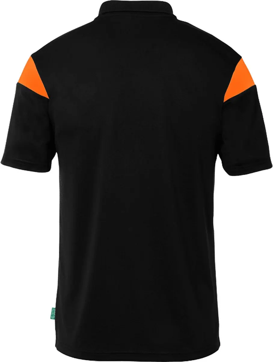 Uhlsport Squad 27 Polo Kinderen 152 - Zwart/Oranje