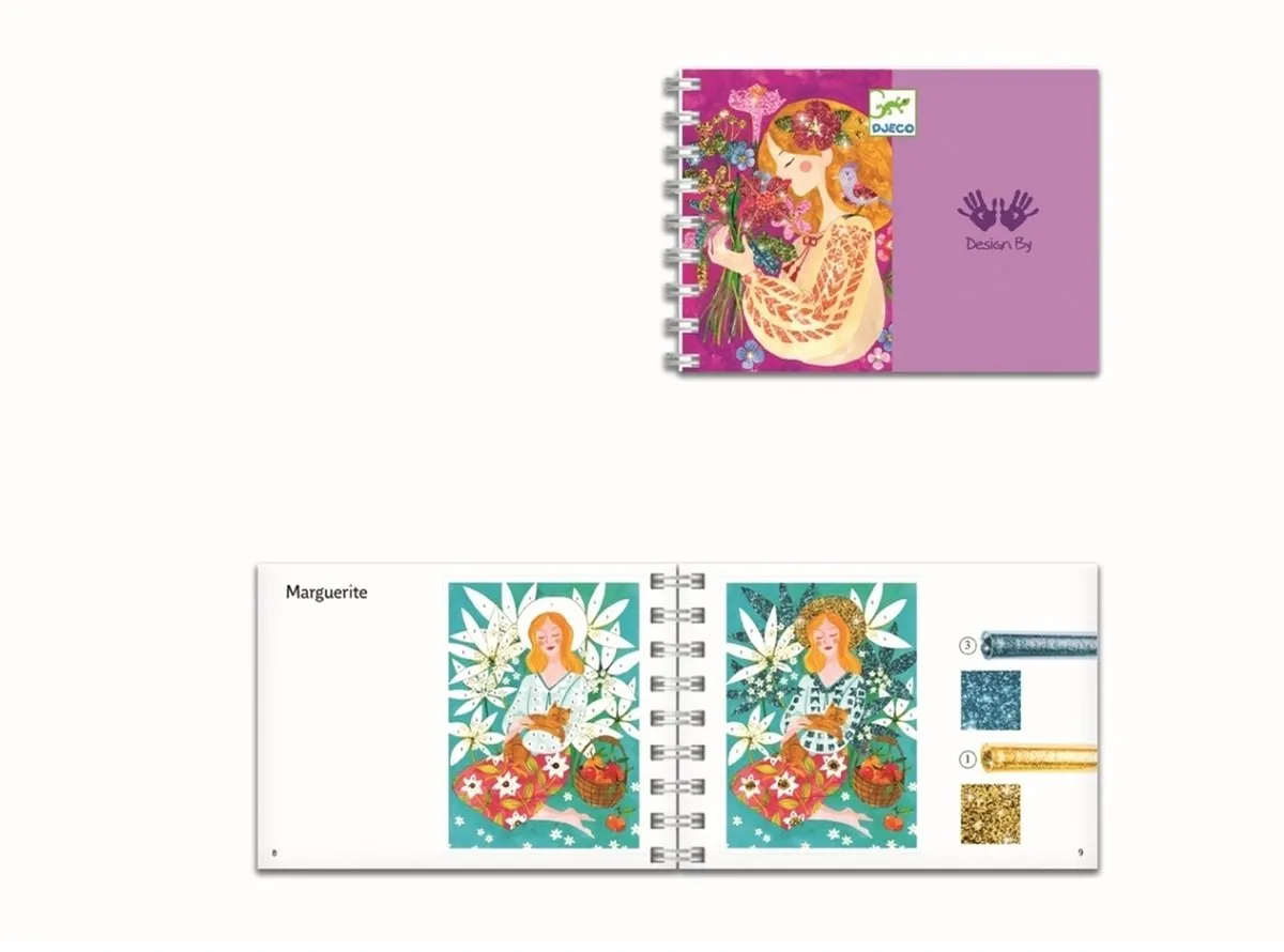 Djeco Glitterzand Multicolore - 4 Stuks