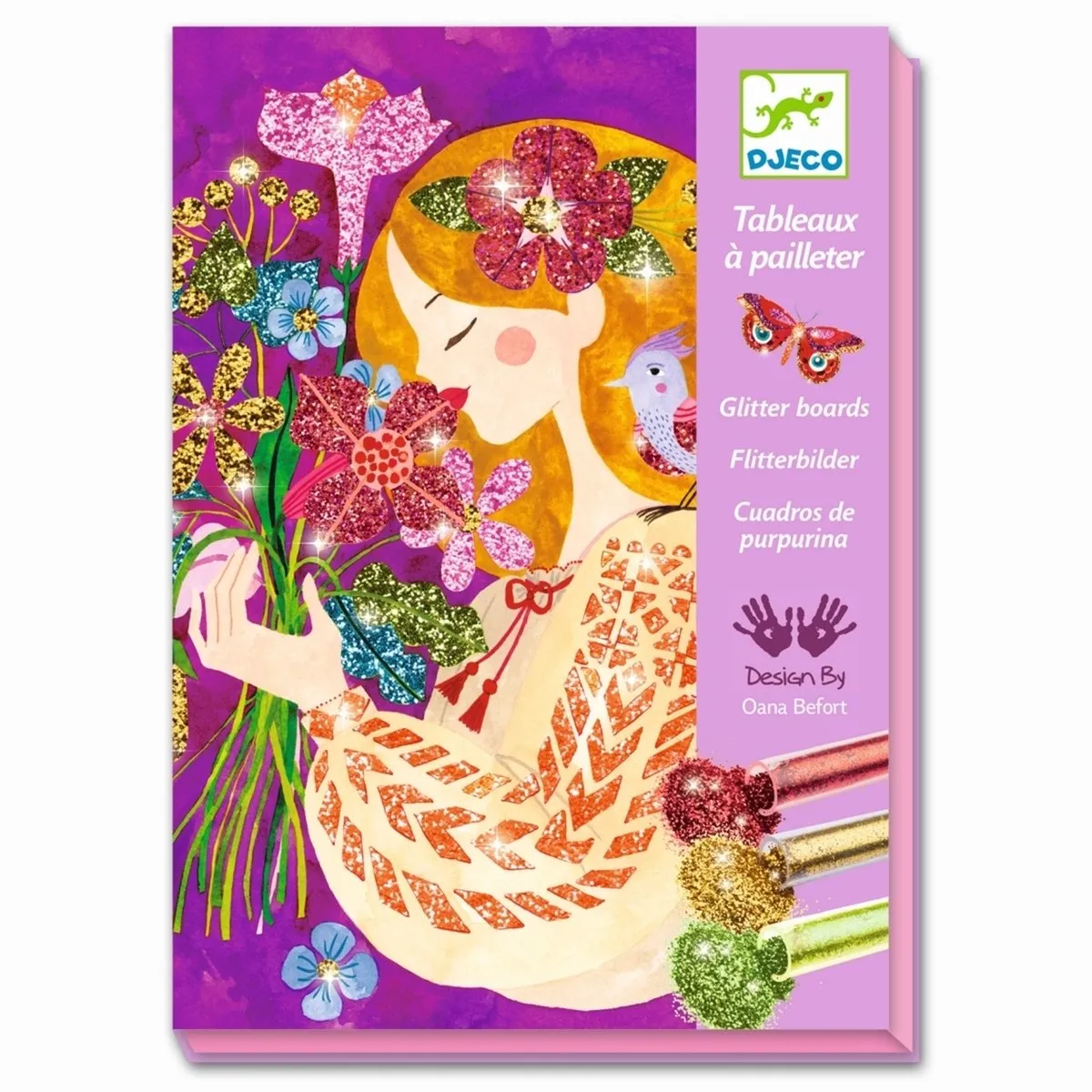 Djeco Glitterzand Multicolore - 4 Stuks