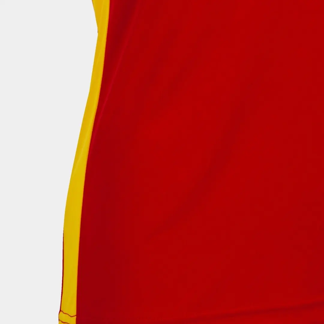 Joma Record II T-shirt Vrouw - L - Geel/Rood