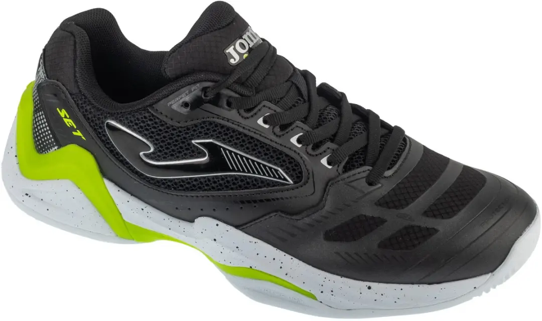 Joma Set Men 25 TSETW, Mannen, Zwart, Tennisschoenen, maat: 46