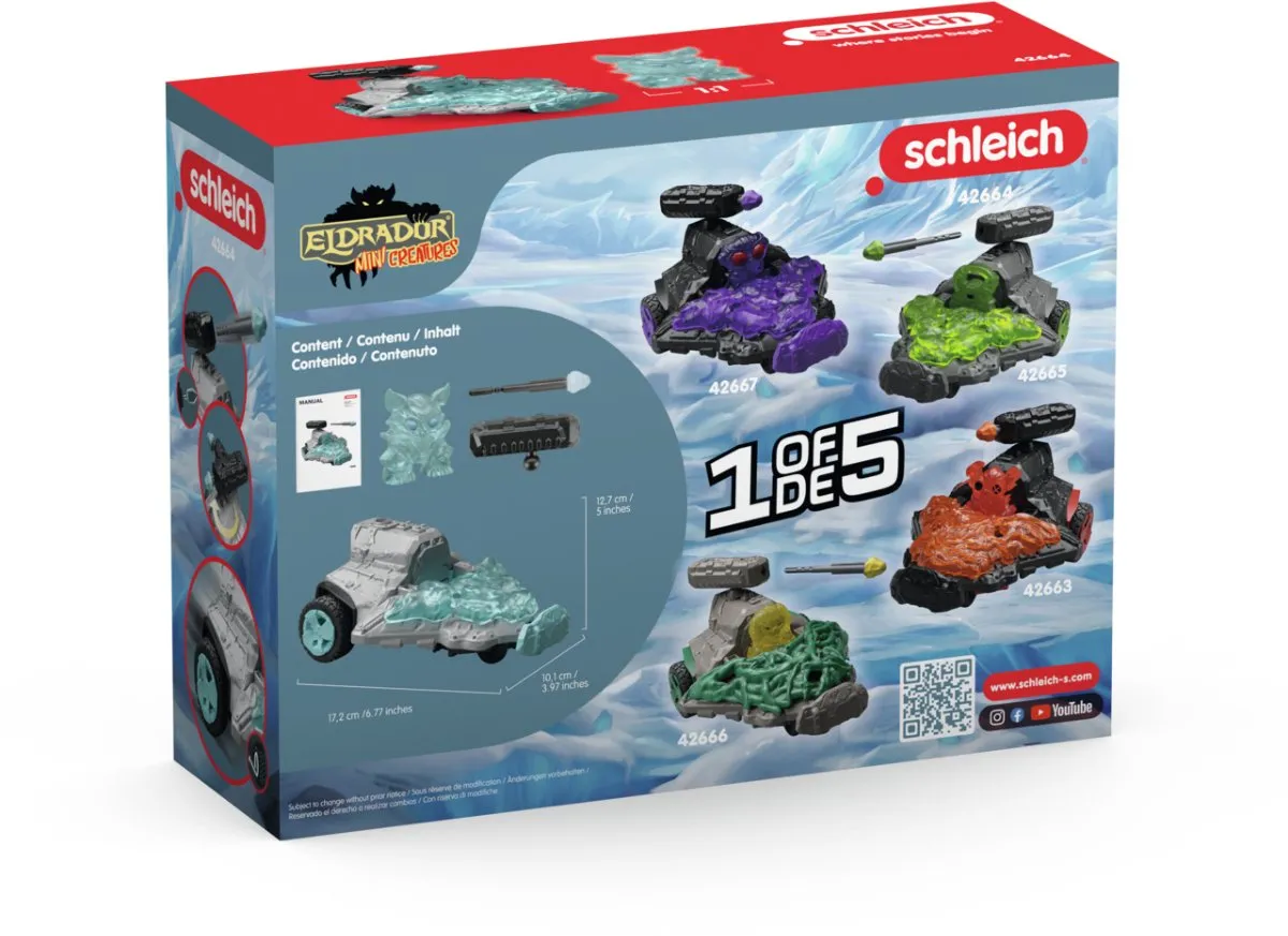 Schleich Eldrador Creatures IJs Straalvoertuig 42664 - Multikleur