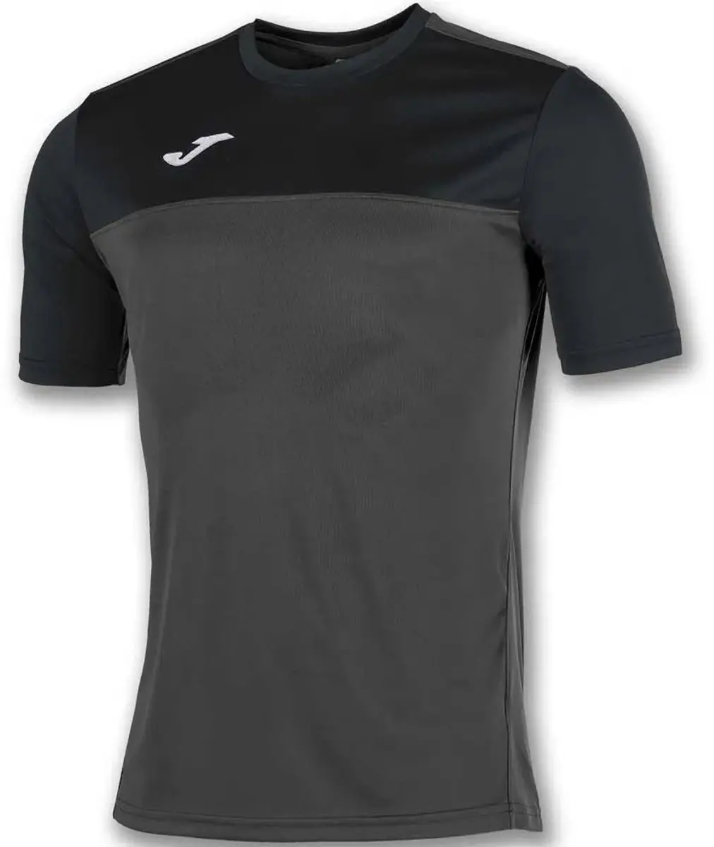 Joma Winner Shirt Heren - Korte mouwen - Antraciet L
