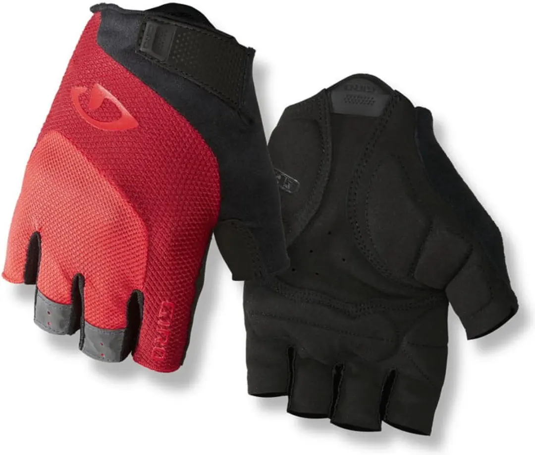 Giro Bravo Gel Fietshandschoenen Heren - Rood - Maat S - afbeelding 2 van 2