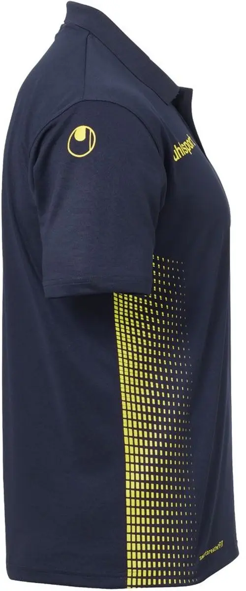 Uhlsport Score Polo Shirt Kind - Maat 140 - Marine-Fluo Geel