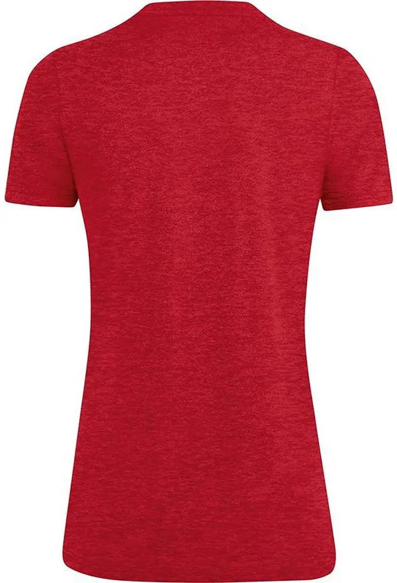 Jako Premium Basics T-Shirt Dames - Rood Gemêleerd 44