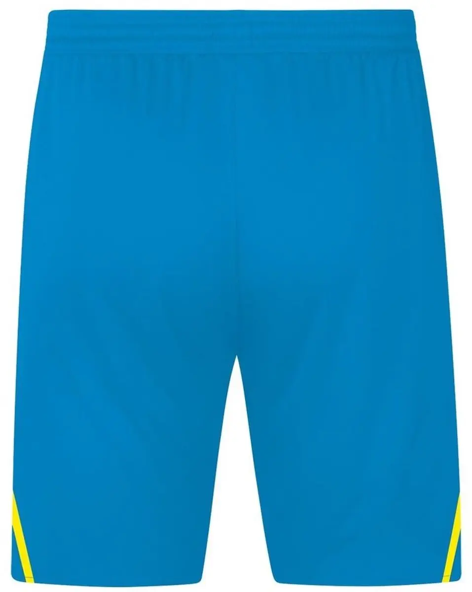 Jako Challenge Short Dames - Fluogeel/Blauw 38-40