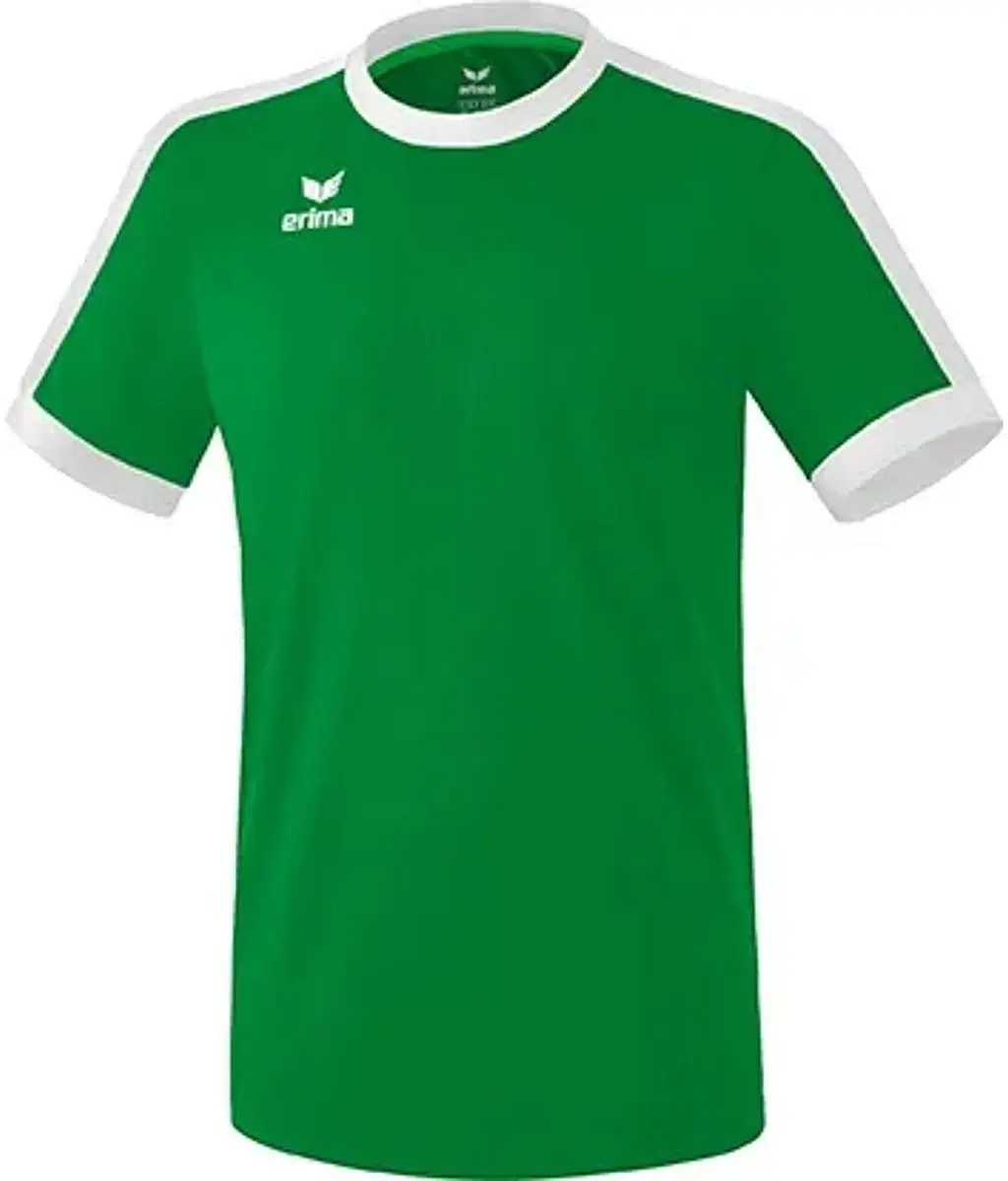 Erima Retro Star Shirt Junior 152 - Wit/Zwart