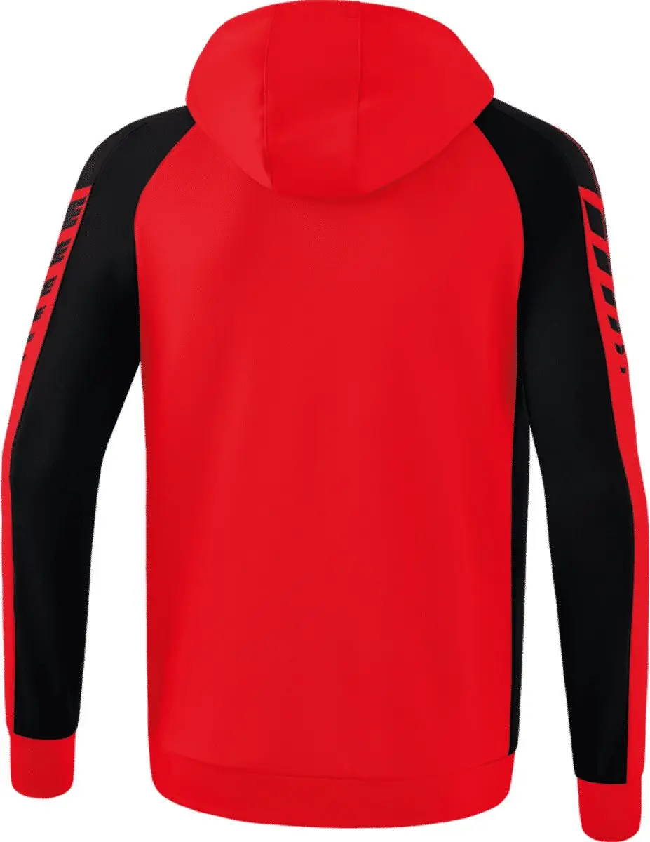 Erima Six Wings Trainingsjack Heren - Rood/Zwart 3XL