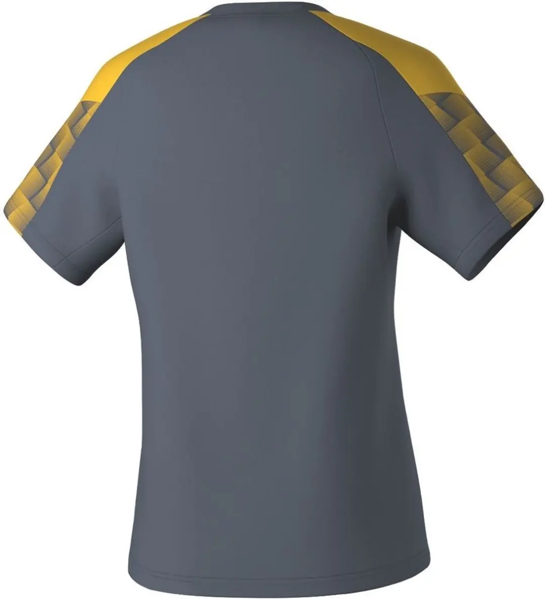 Erima Evo Star T-shirt Dames - Grijs/Geel - Maat 42