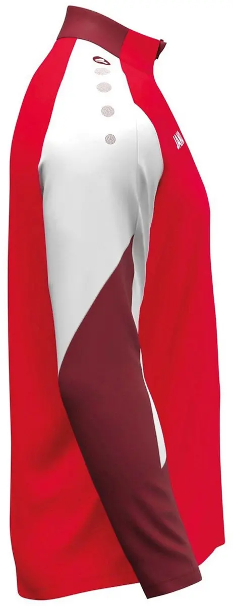 JAKO Ziptop Dynamic Trainingssweater XXL - Rood/Wit