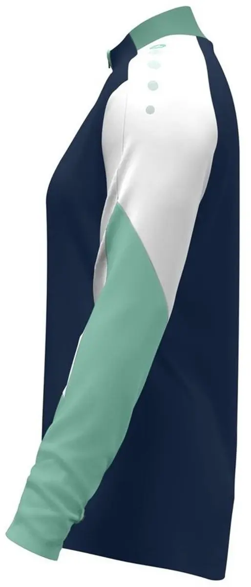 Jako Dynamic Ziptop Dames - Marine/Wit/Munt M - afbeelding 6 van 6