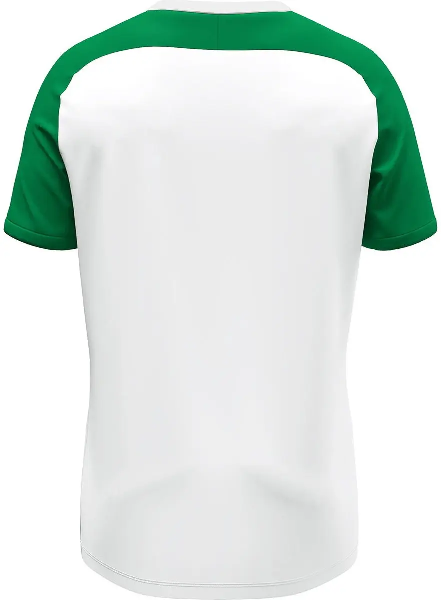 Jako Vintage Shirt Korte Mouw Heren - L - Wit/Groen