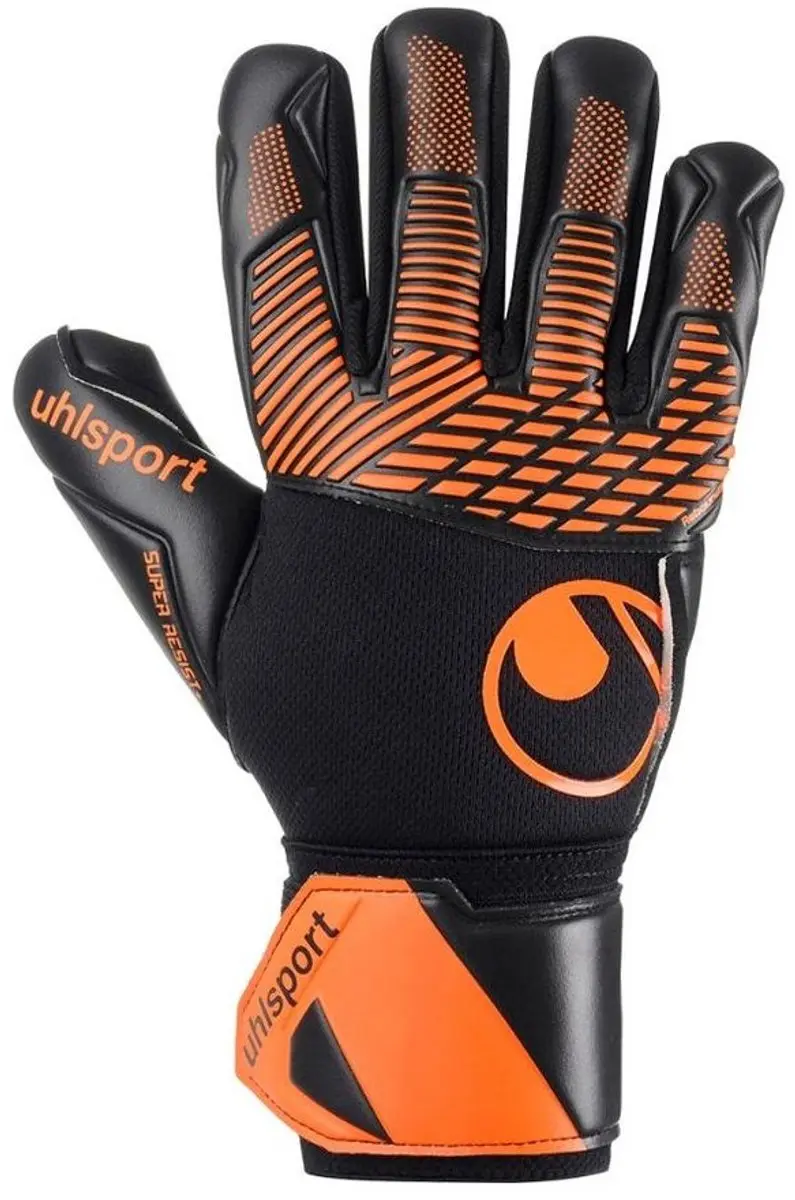 Uhlsport Fangmaschine Super Resist+ Hn Keepershandschoenen Oranje,Zwart 6.5
