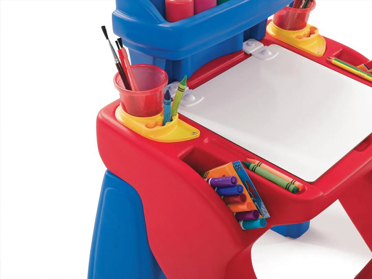 Step2 Write Desk Bureau - Rood/Blauw