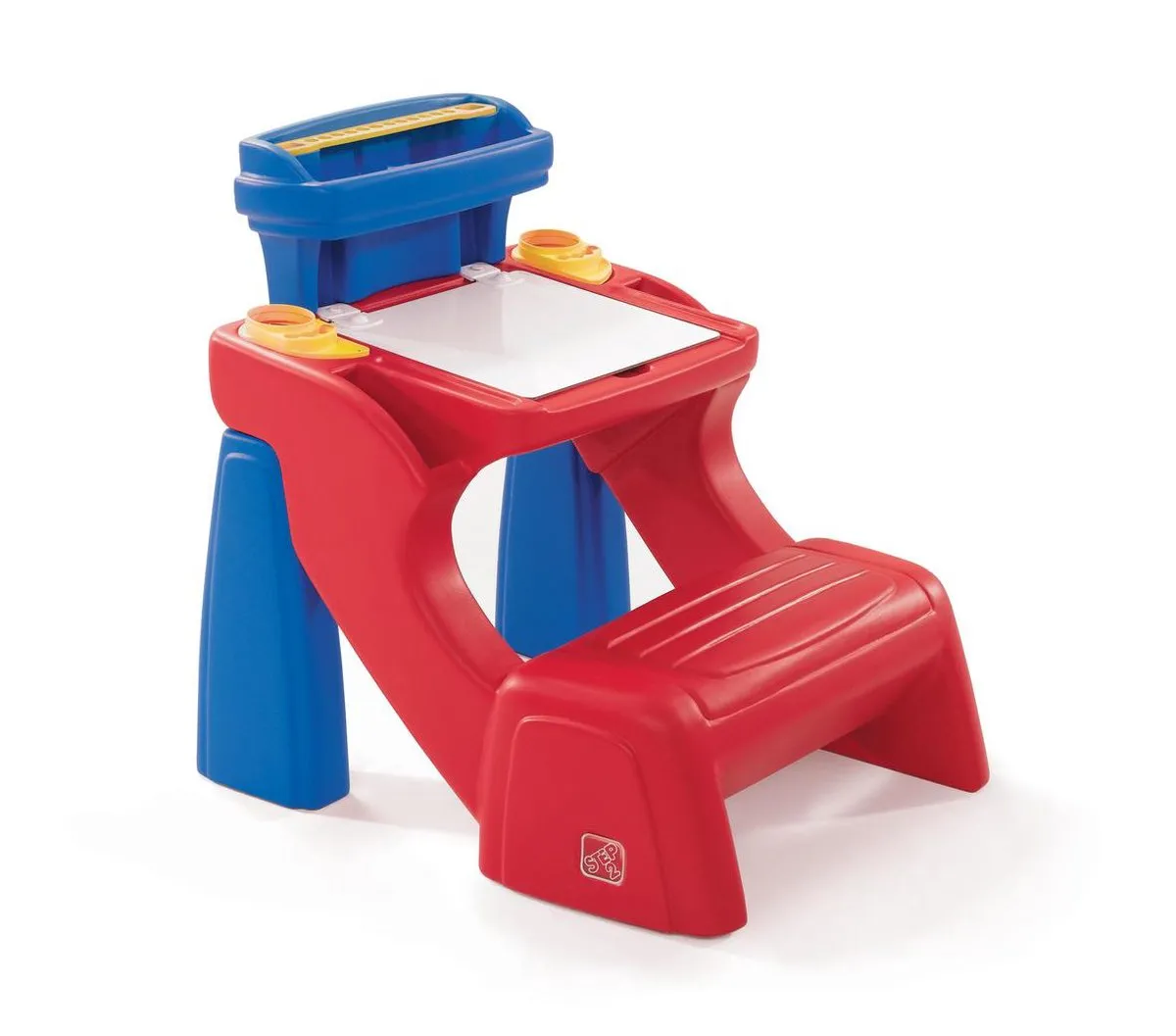 Step2 Write Desk Bureau - Rood/Blauw