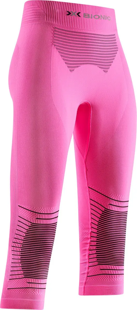 X-Bionic Energizer 4.0 Driekwart Broek Dames - L - Opal Black/Arctic White
