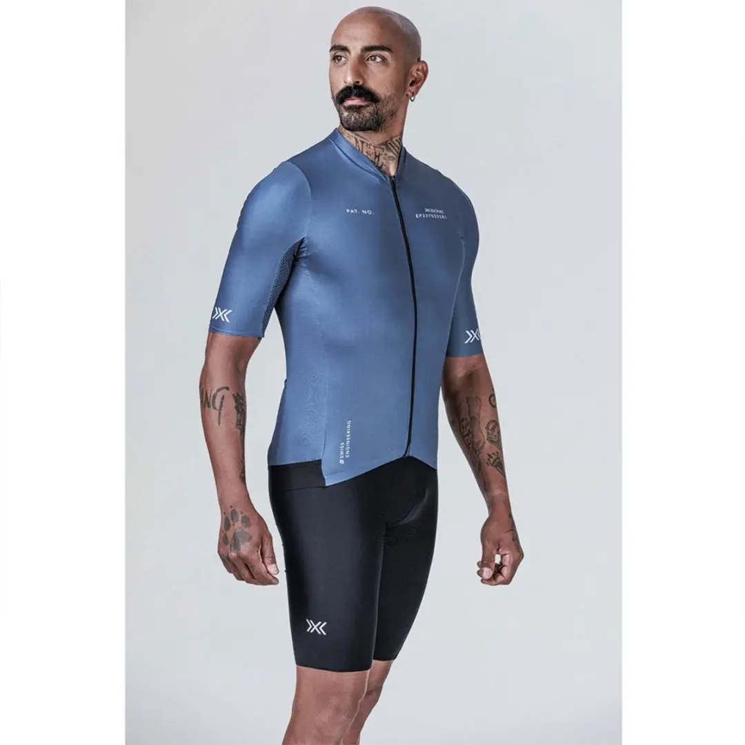 X-Bionic Corefusion Aero Wielertrui - XL - Mineral Blue