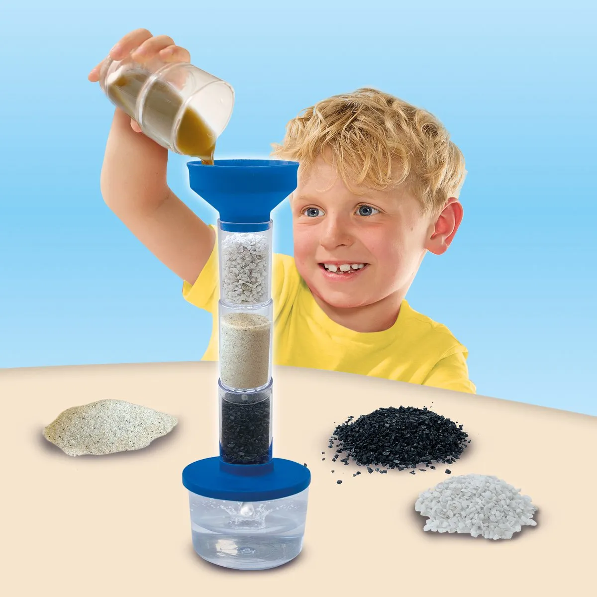 SES Creative Explore Waterfilter - 6-delig STEM Speelgoed