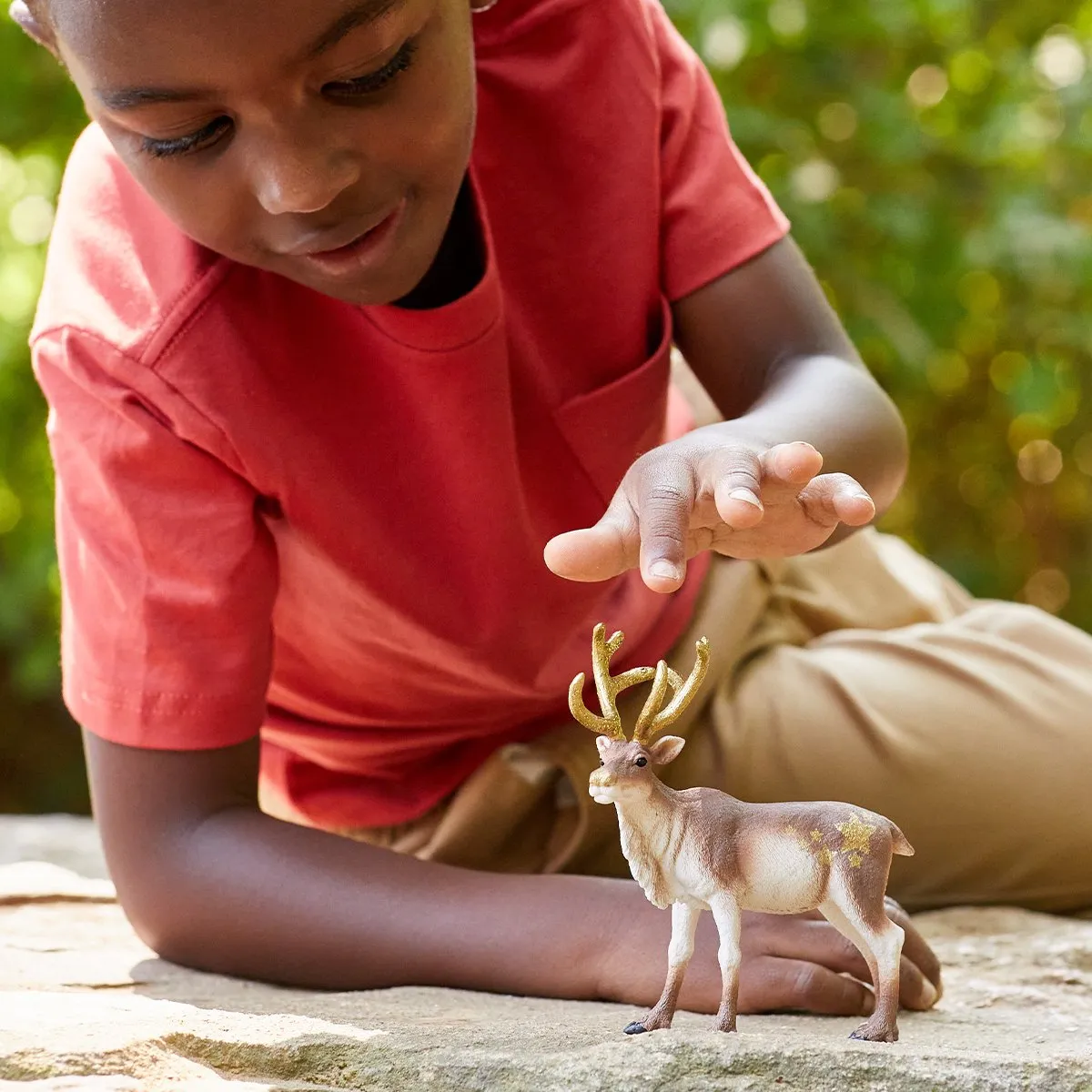 Schleich Rendier Speelfiguur 14837 - Grijs