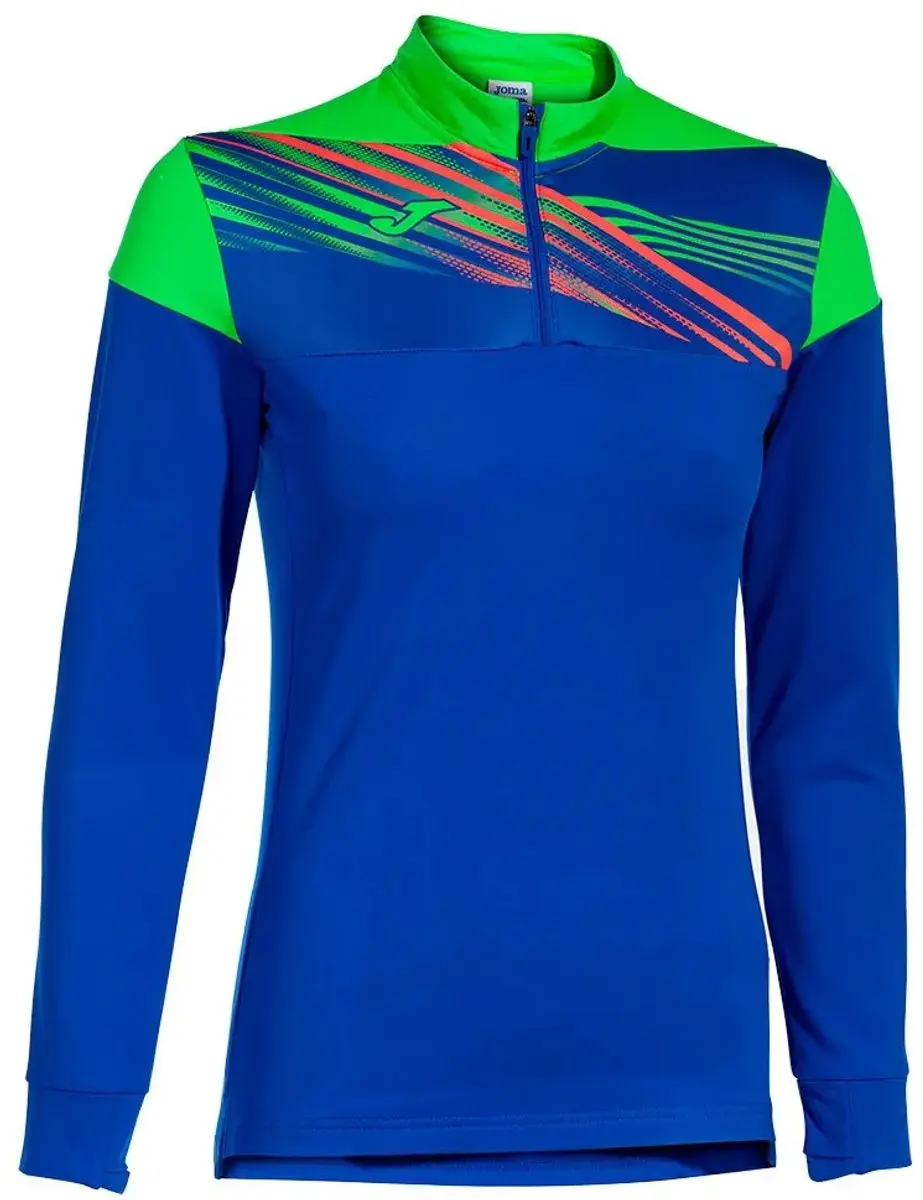 Joma Elite X Sweatshirt - Halve Rits - L - Navy/Royal - afbeelding 3 van 3