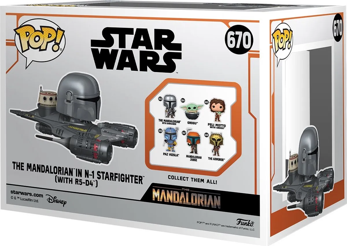 Funko Pop The Mandalorian N-1 Starfighter Star Wars - #670