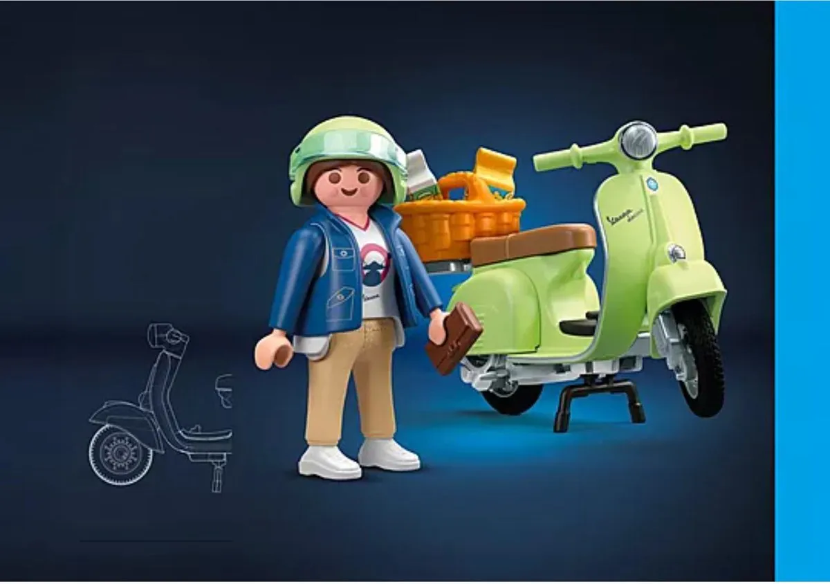 Playmobil 1969 Vespa 150 Sprint Veloce - 71621 - Multikleur - afbeelding 6 van 6