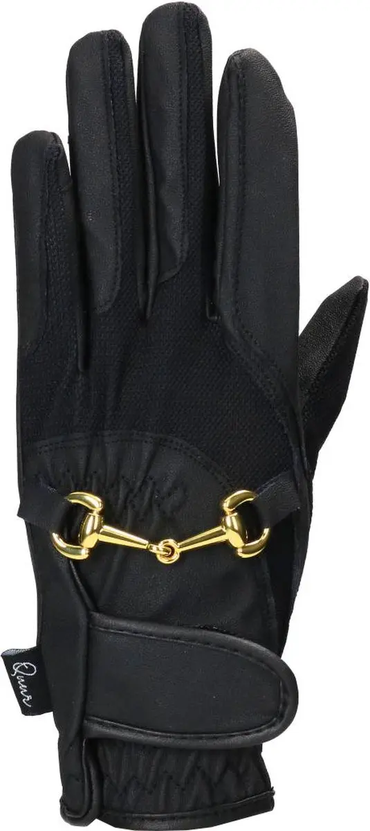 QUUR Qbits Handschoenen - M - Zwart-goud