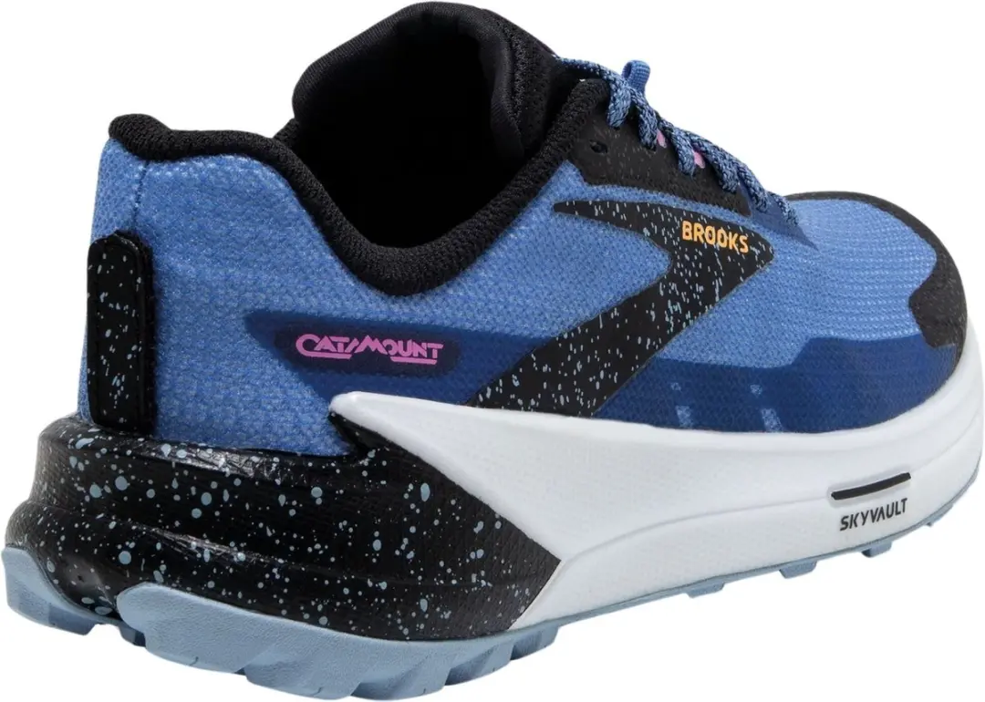 Brooks Catamount 2 Trailrunningschoenen Dames - 39 - Blauw/Zwart/Rosa - afbeelding 3 van 6