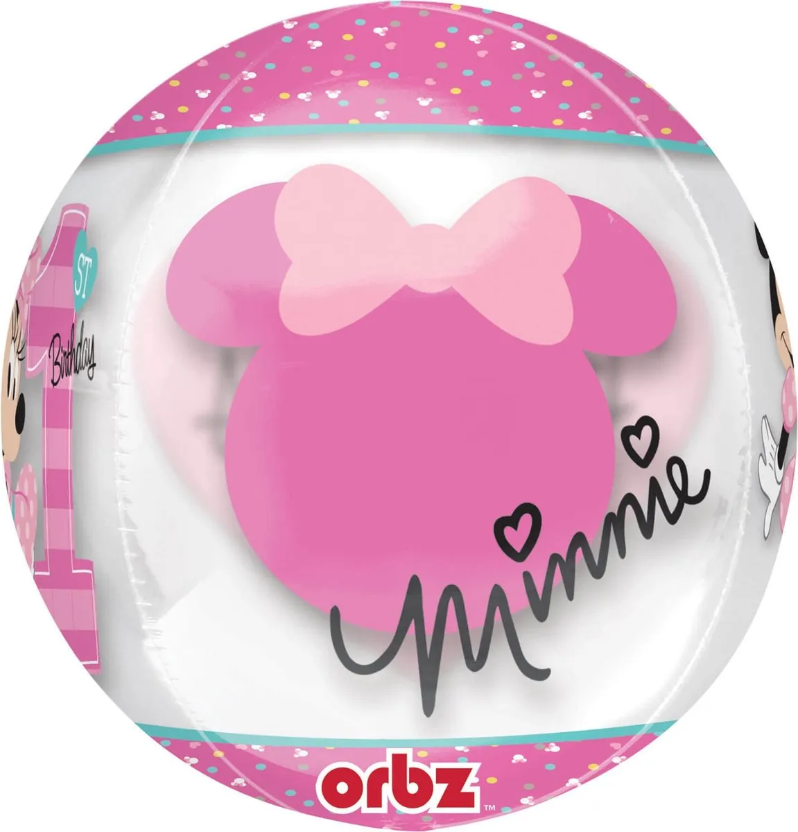 Disney Minnie Ballon Roze