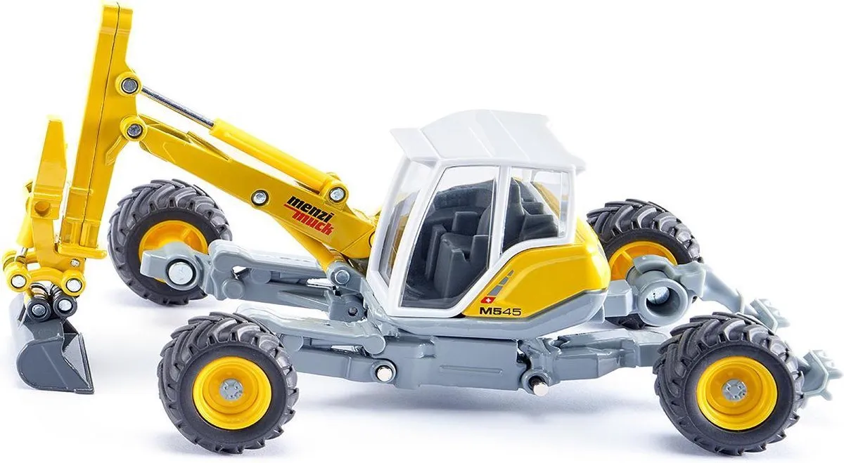 SIKU Menzi Muck Graafmachine 3548 - 1:50 - Geel