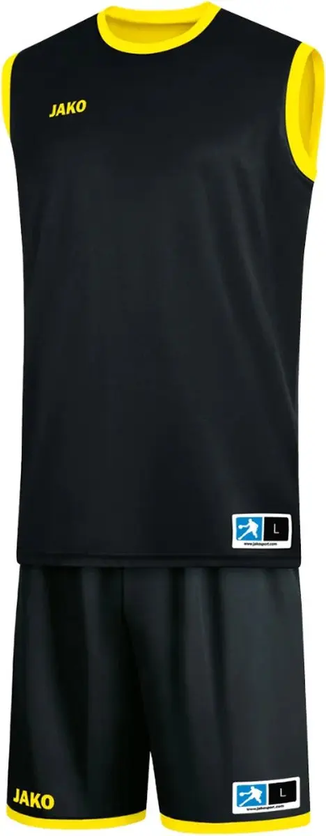 JAKO Change 2.0 Reversible Shirt Heren - Geel/Zwart - XXL