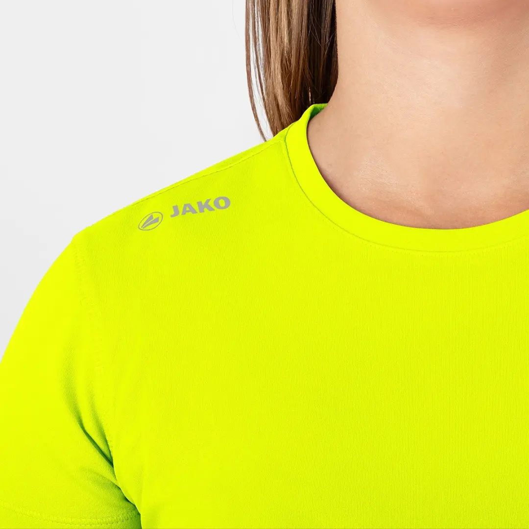 Jako Run 2.0 T-Shirt Dames - Fluogeel - Maat 40