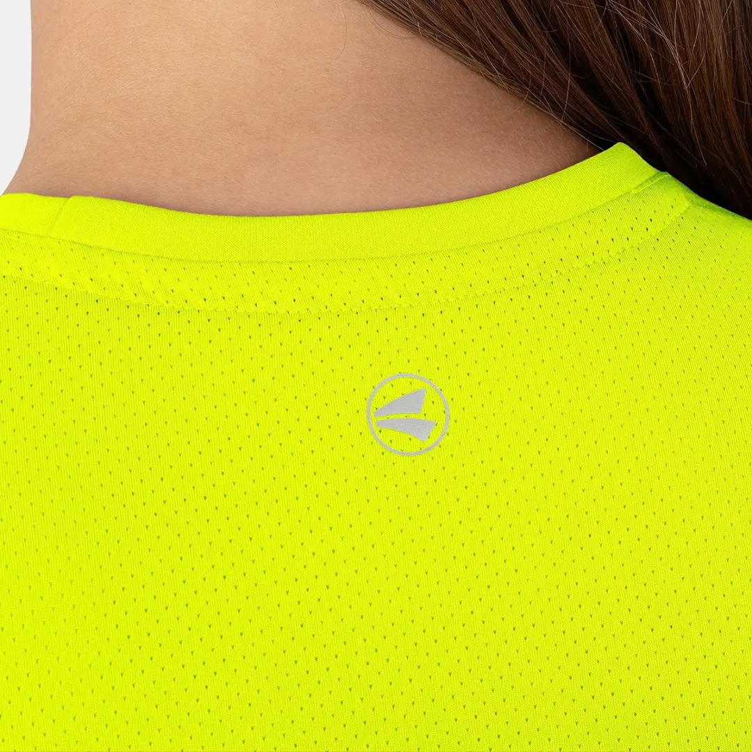 Jako Run 2.0 T-Shirt Dames - Fluogeel - Maat 40