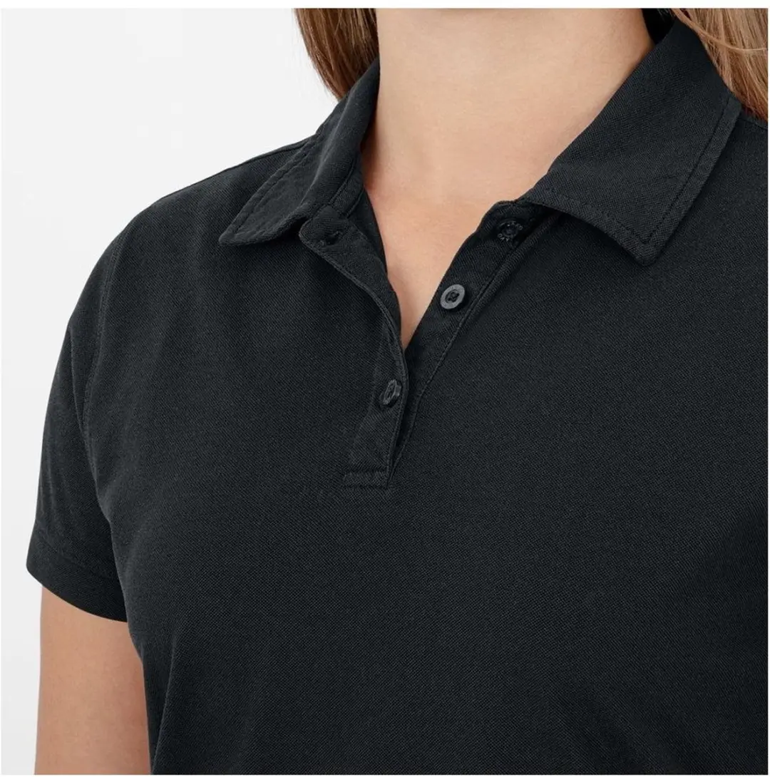 Jako Doubletex Polo Dames 46 - Zwart