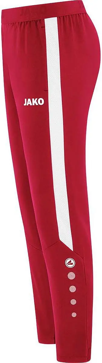 JAKO Power Vrijetijdsbroek Dames 34 - Wit/Rood