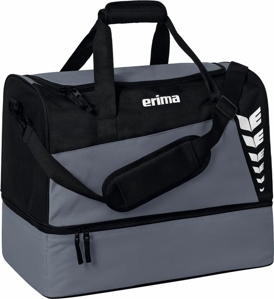 Erima Six Wings Sporttas 35L - L - Zwart/Grijs