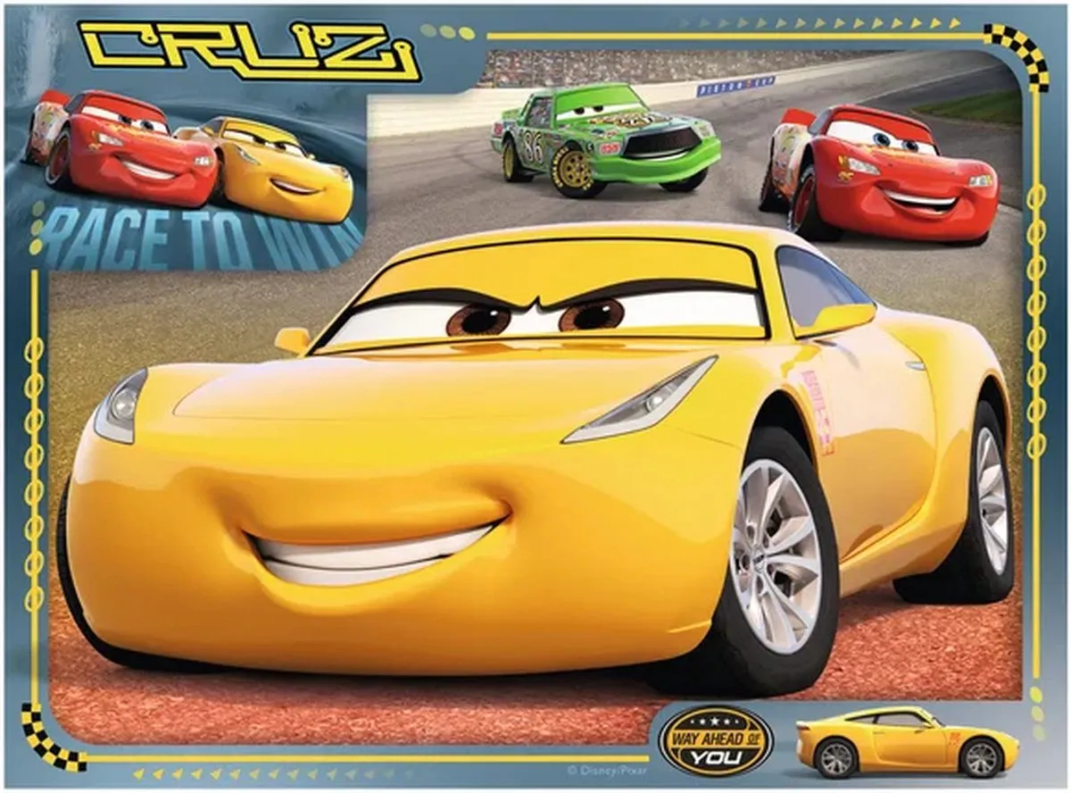 Ravensburger Disney Cars Let's Race! Puzzels - 24 Stuks (12/16/20/24) - Multicolor - afbeelding 6 van 6