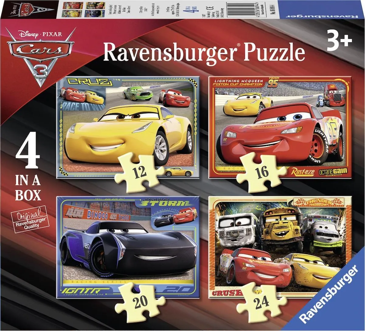Ravensburger Disney Cars Let's Race! Puzzels