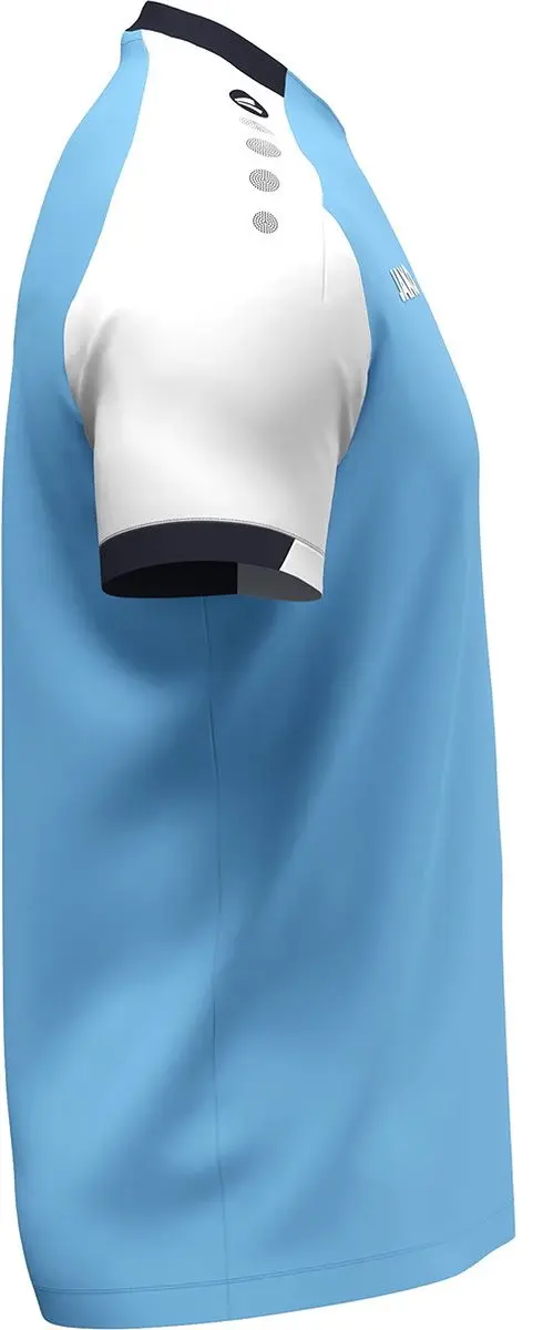 Jako Dynamic T-Shirt Heren - Hemelsblauw/Wit/Marine M