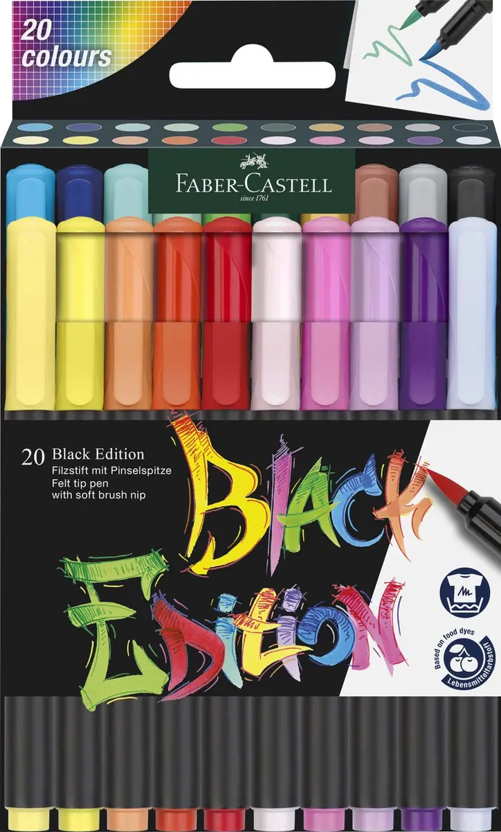 Faber-Castell Brushpennen Black Edition FC-116452
