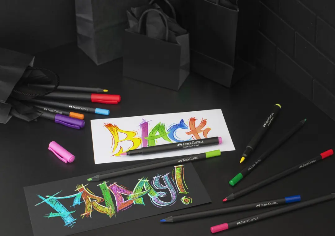 Faber-Castell Brushpennen Black Edition FC-116452 - 20 Stuks
