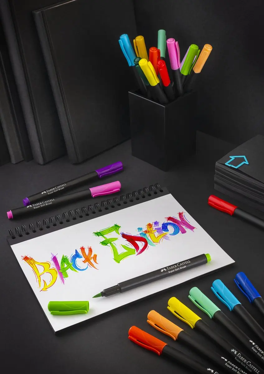 Faber-Castell Brushpennen Black Edition FC-116452 - 20 Stuks