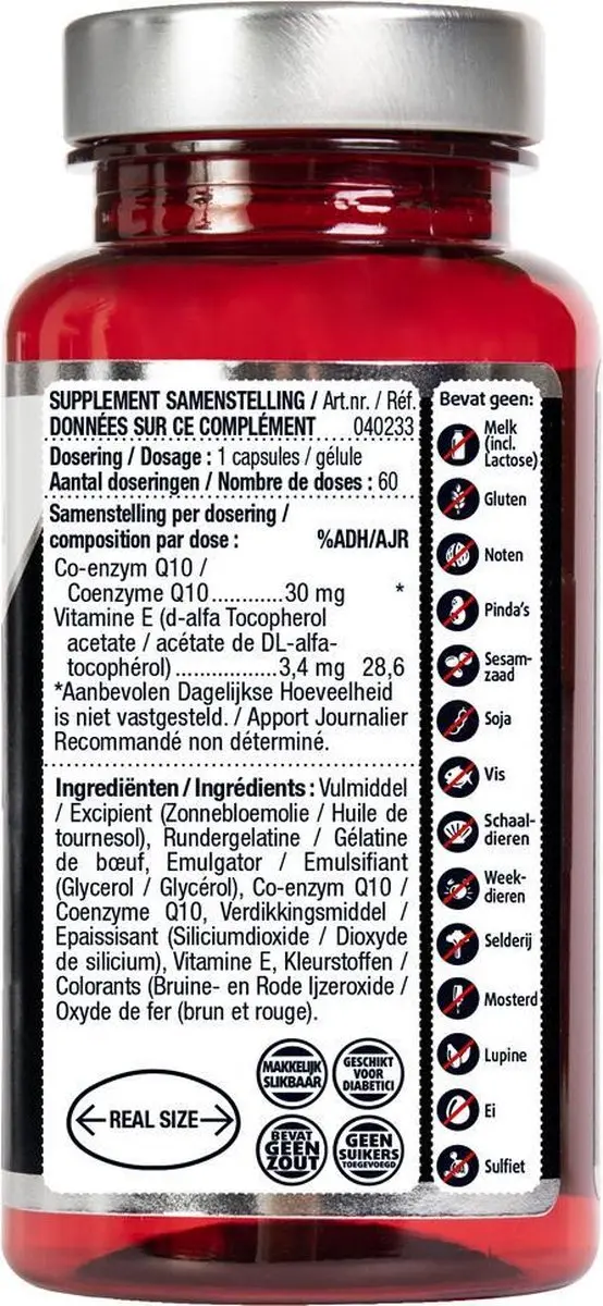 Lucovitaal One a Day Q10 30mg - 60 Capsules - afbeelding 3 van 6