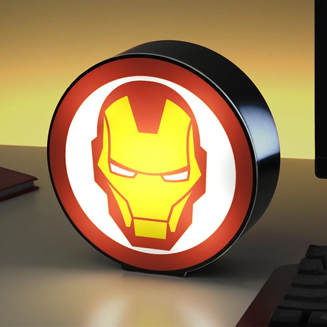Paladone Marvel Avengers Iron Man Nachtlamp - Geel/Rood/Zwart