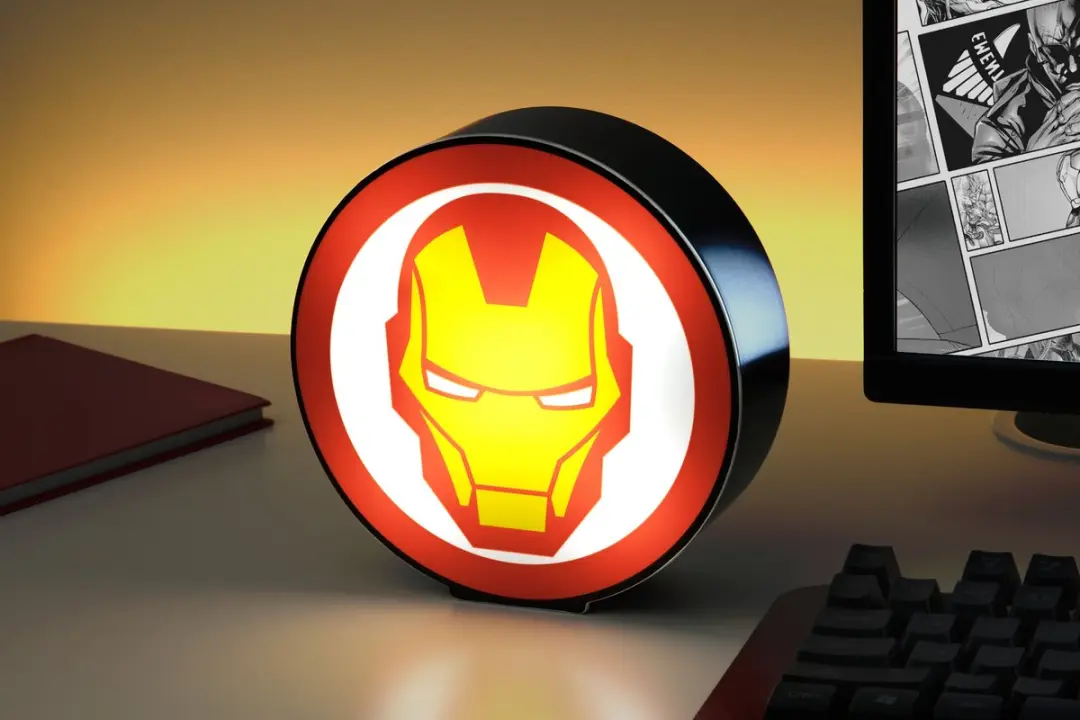 Paladone Marvel Avengers Iron Man Nachtlamp - Geel/Rood/Zwart