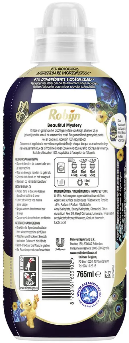Robijn Beautiful Mystery Wasverzachter 765ml - 38 Wasbeurten