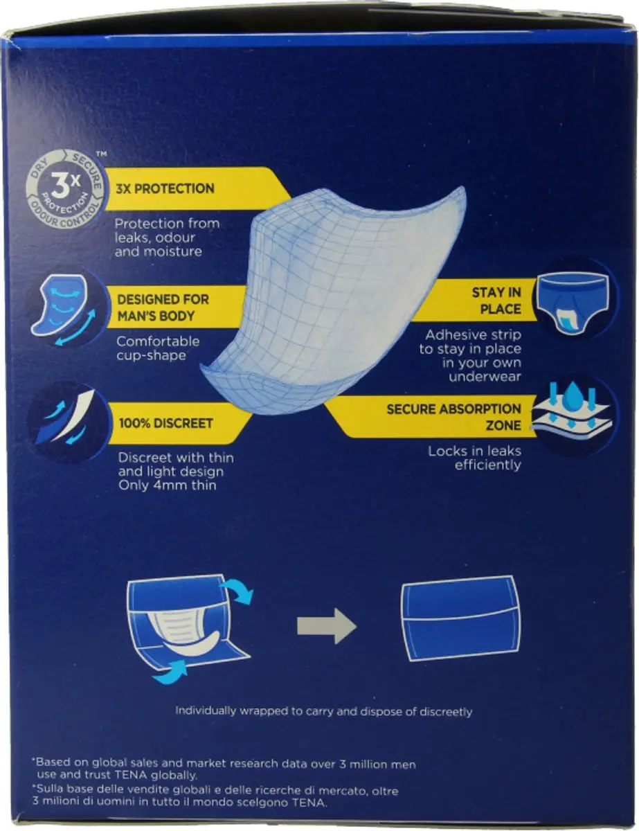 TENA Men Active Fit Level 2 - 10 Stuks