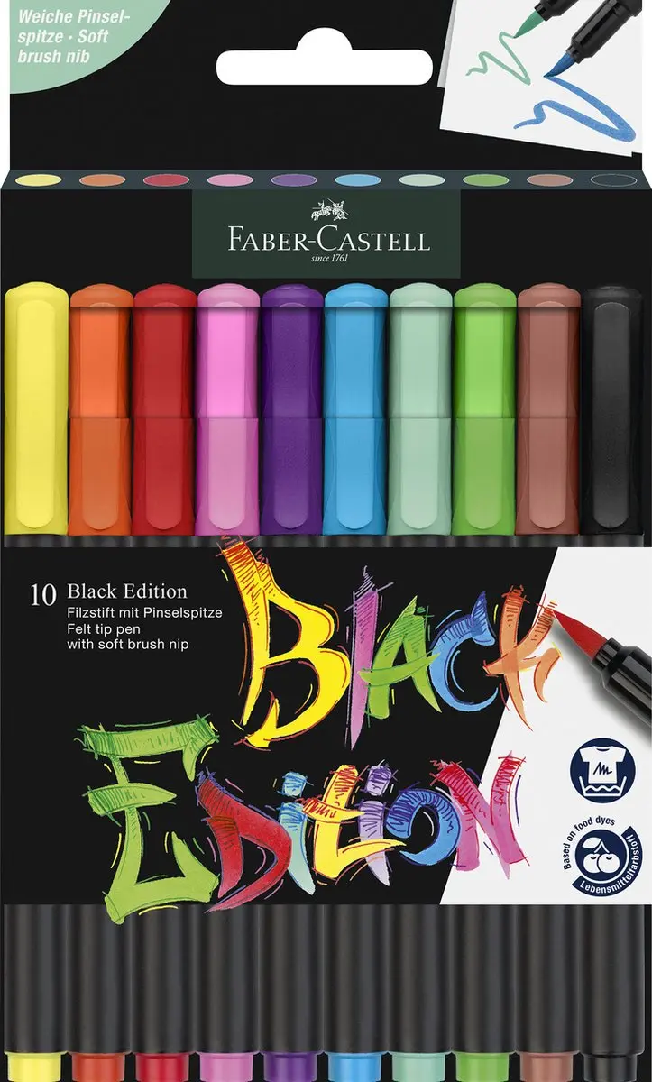 Faber-Castell Brushpennen Black Edition FC-116451