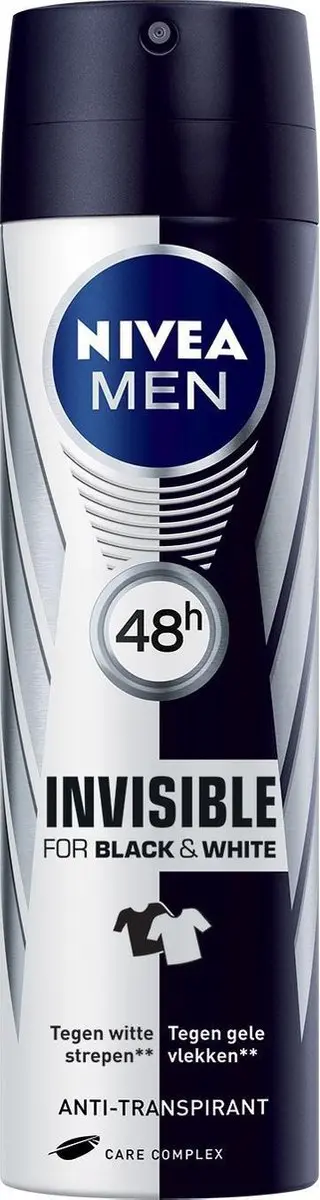 NIVEA MEN Invisible Black & White Power Spray 150ml